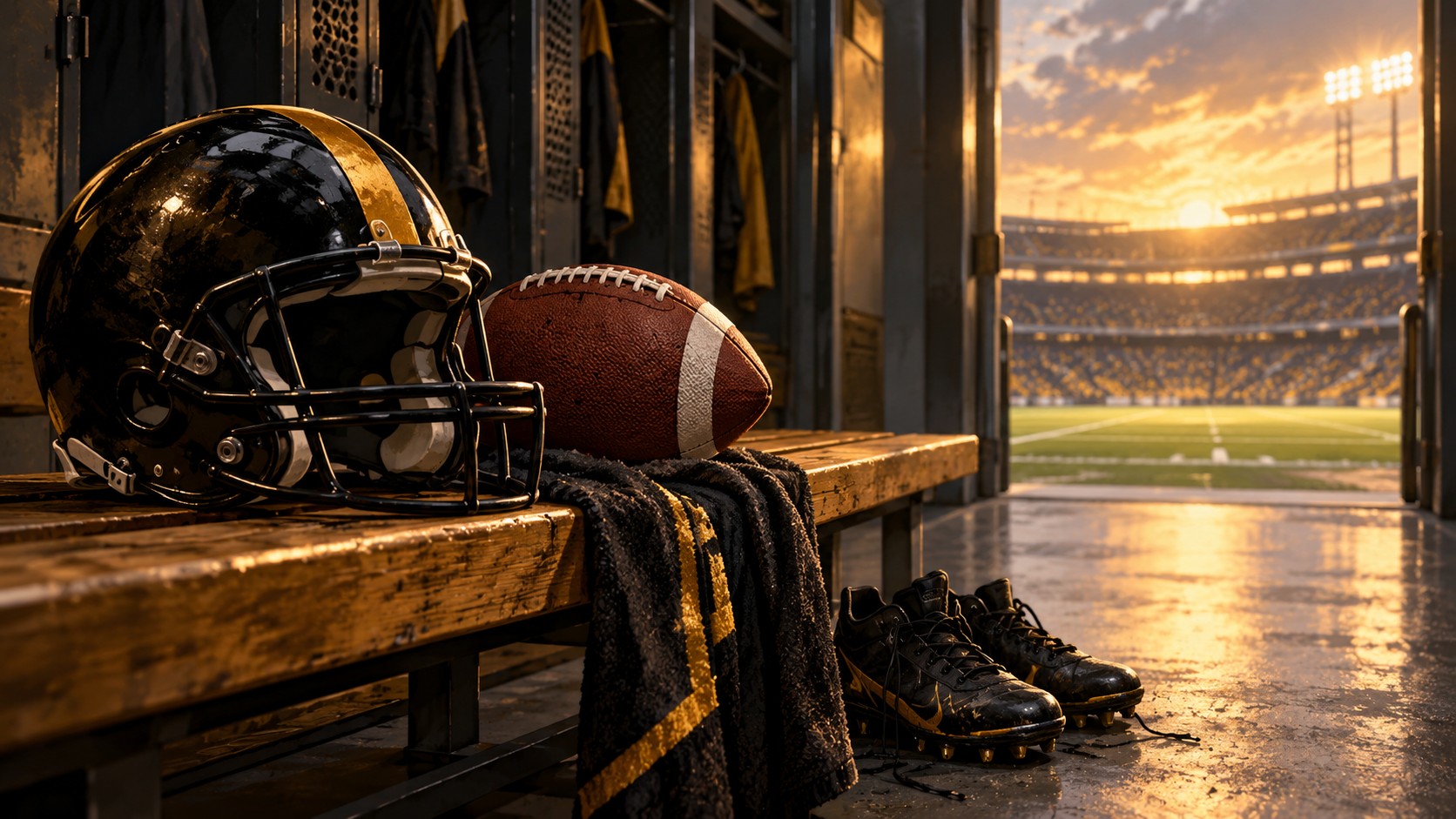 AI-generated Canadian-football archive illustration; not the October 9, 2026 Tiger-Cats-Elks game