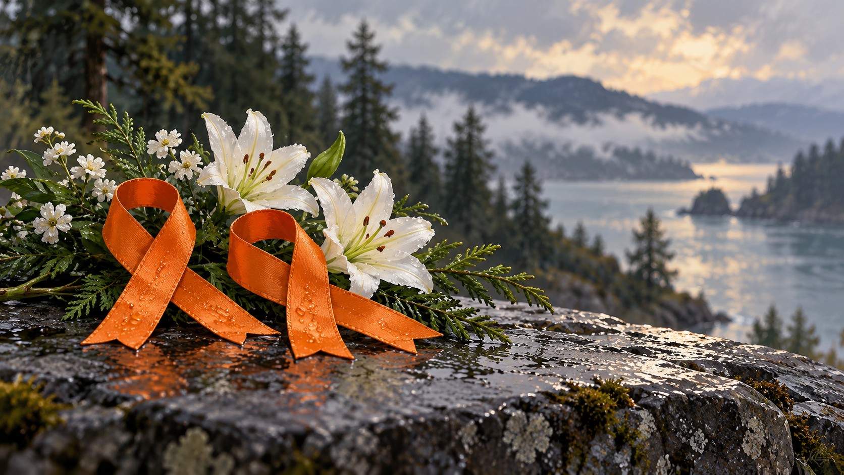 AI-generated editorial illustration for Two Elders Killed in Tsawwassen Collision as Reconciliation Walk Ends Early