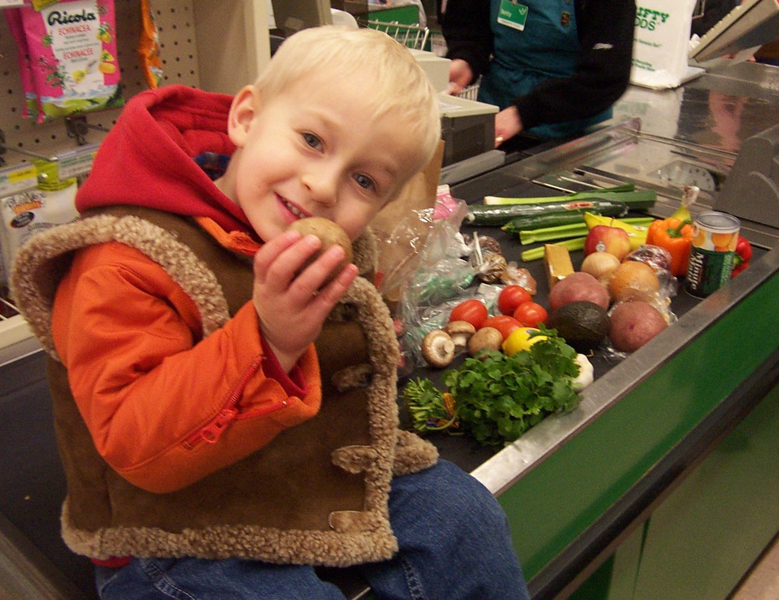 Representative file photo of a grocery checkout