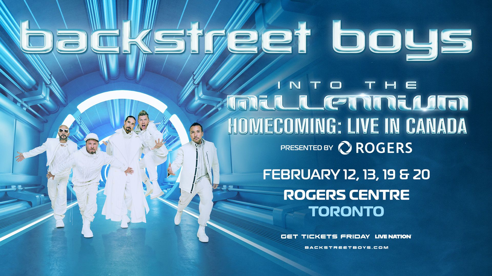 Backstreet Boys promotional image supplied with Rogers’ Toronto concert announcement