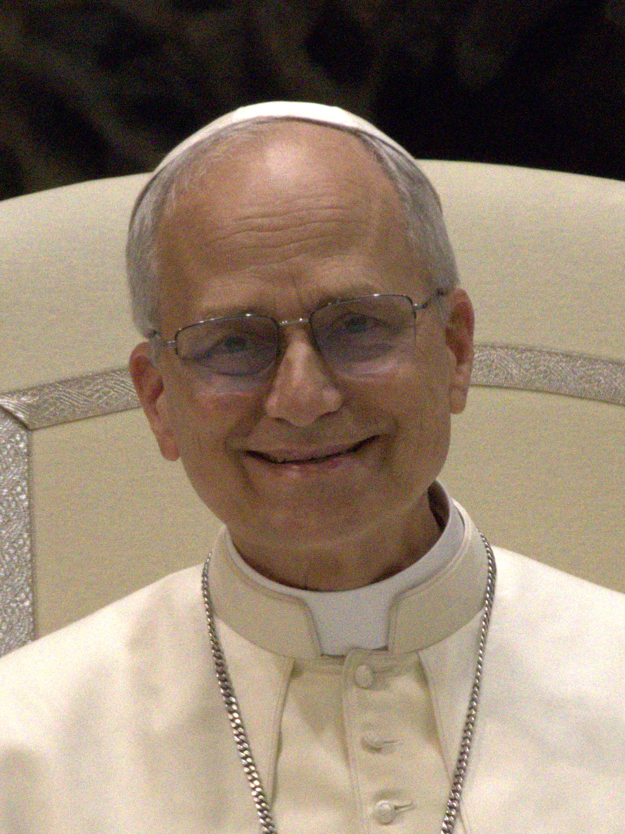 Pope Leo XIV photographed by Edgar Beltrán/The Pillar on May 12, 2025; file photo, not his October 18 appearance
